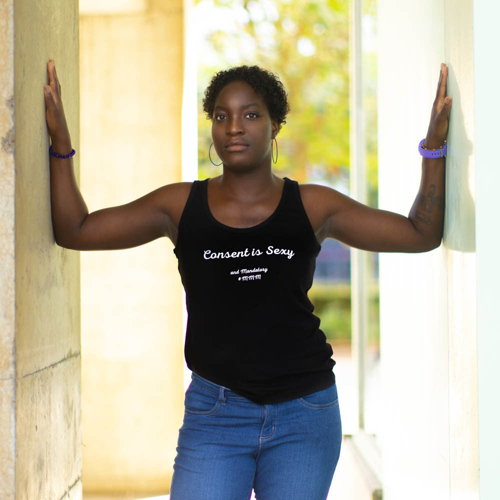 Débardeur noir Consent is Sexy - XS