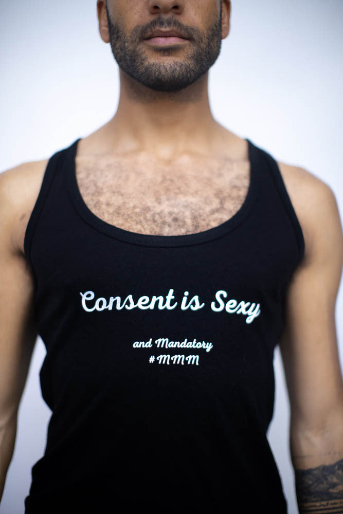 Débardeur noir Consent is Sexy - XS