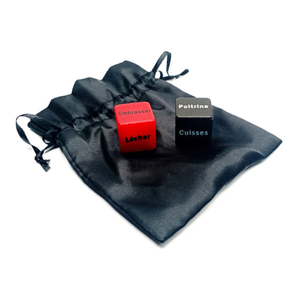 Red diced & black gift