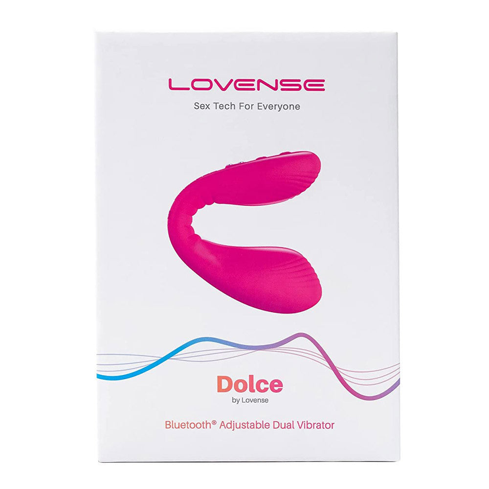Double stimulator connected dolce de Lovense
