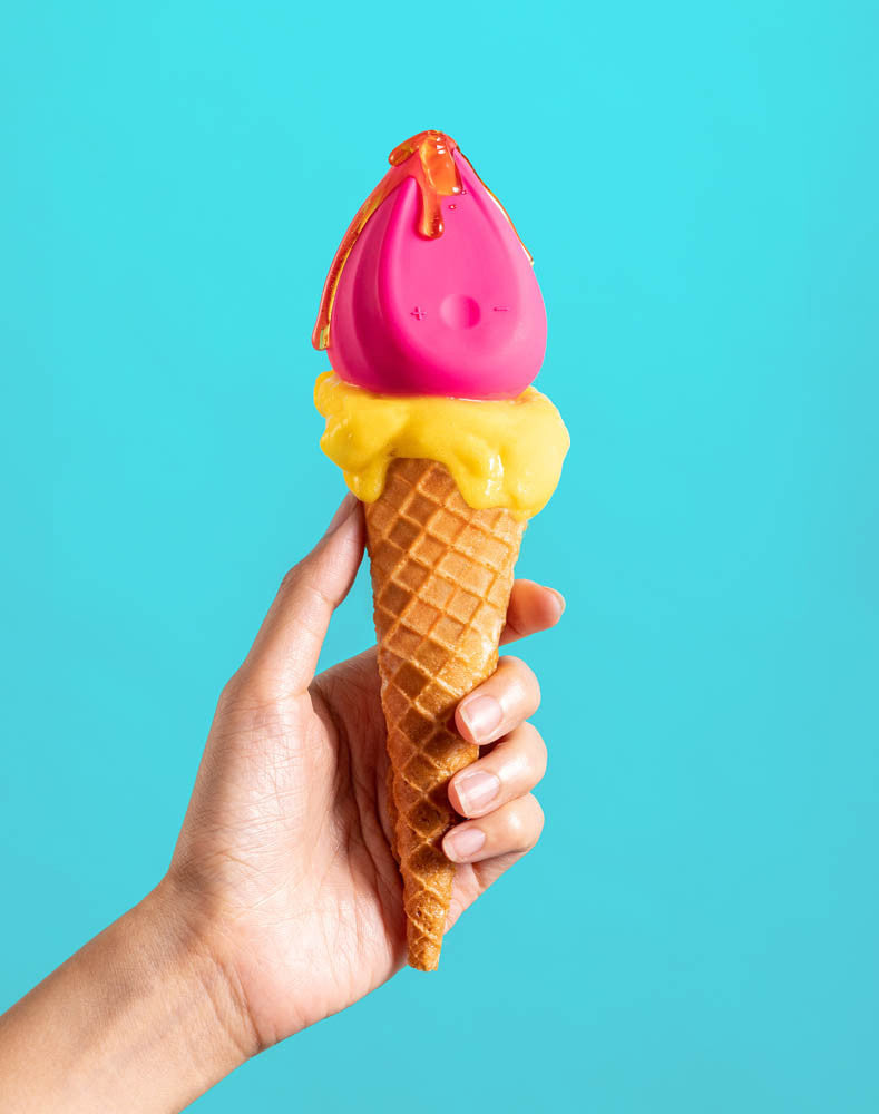 Evii vibrating roller from Biird - Pink