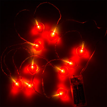 Heart light garland