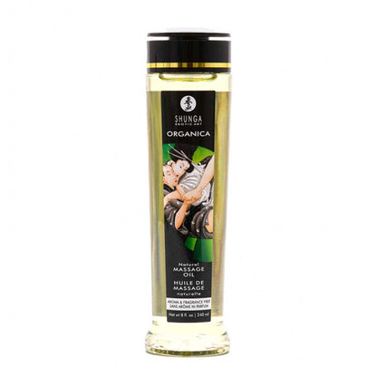 Huile de massage Bio Organica de Shunga - Neutre sans parfum