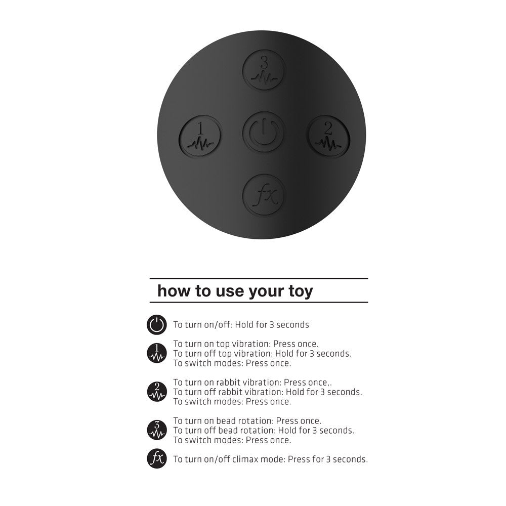 Izara of Vive Rabbit with massage balls - Izara of Vive rabbit with massage balls