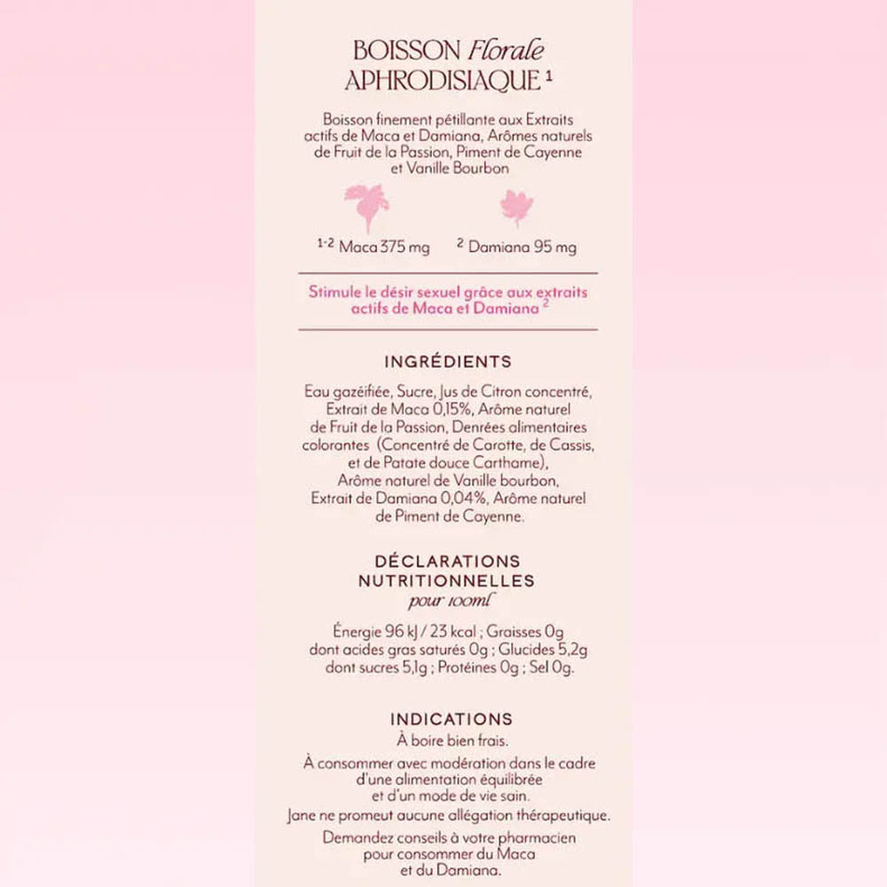 Jane Aphrodisiac sparkling drink - Passion fruit