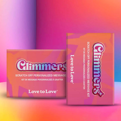 Glimmers personalized scratch cards