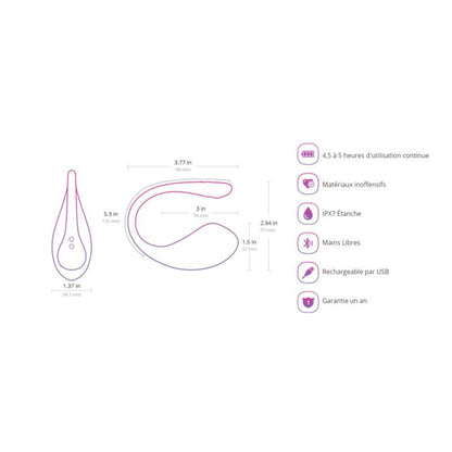 The Vibrating Lush 3 connected egg from Lovense 