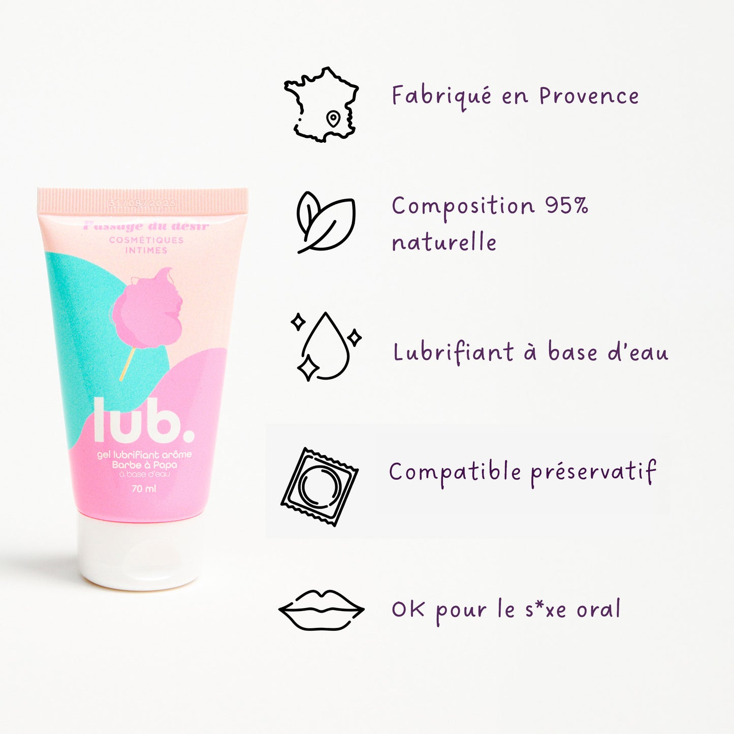 Gourmet Lube - Cotton candy