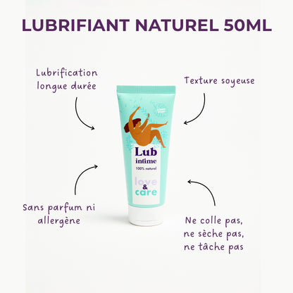 Lubrifiant 100% naturel Love&Care - 50 ml