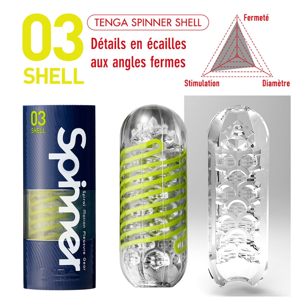 Spinner masturbator Tenga - Shell 03
