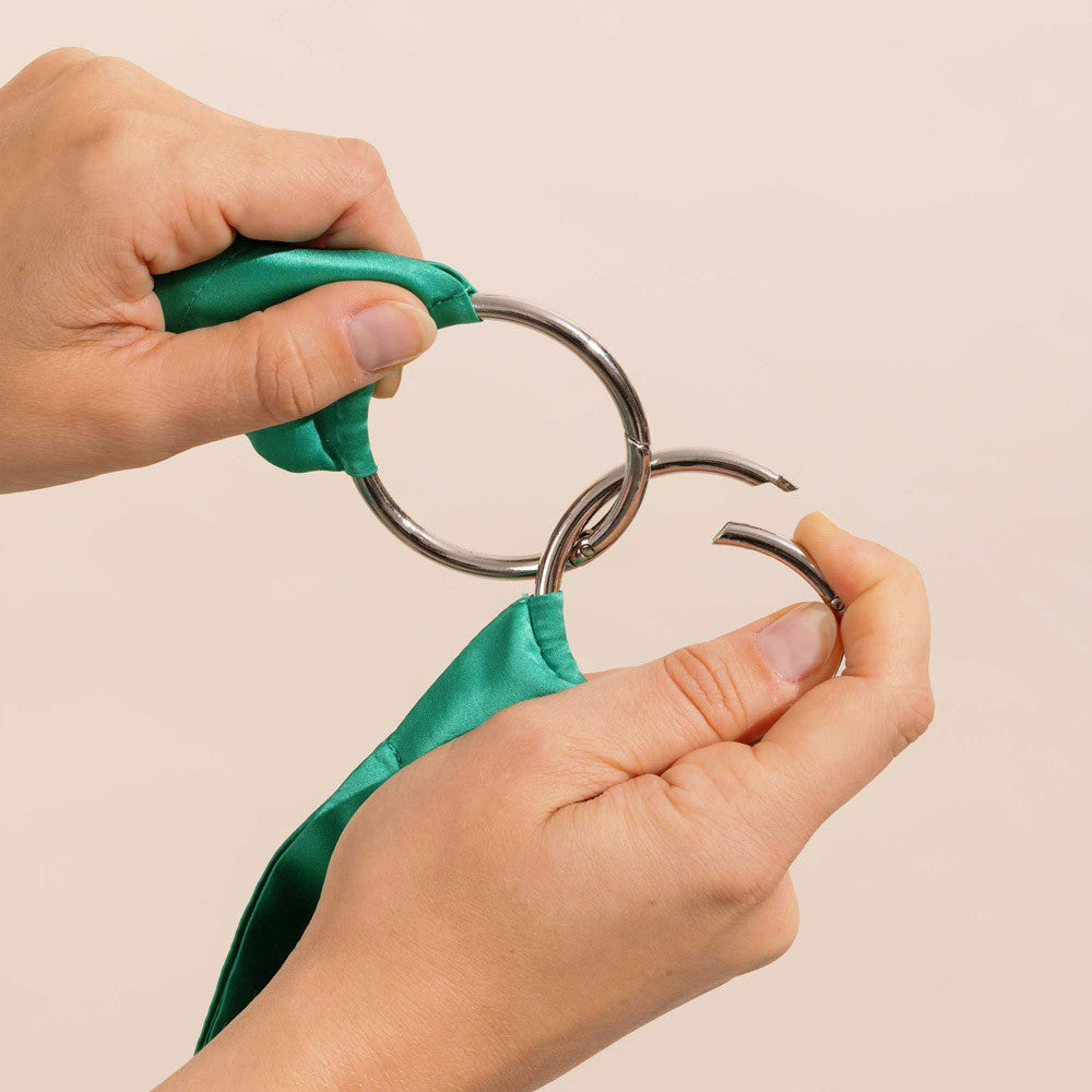 Silk handcuffs My Lubie - Green