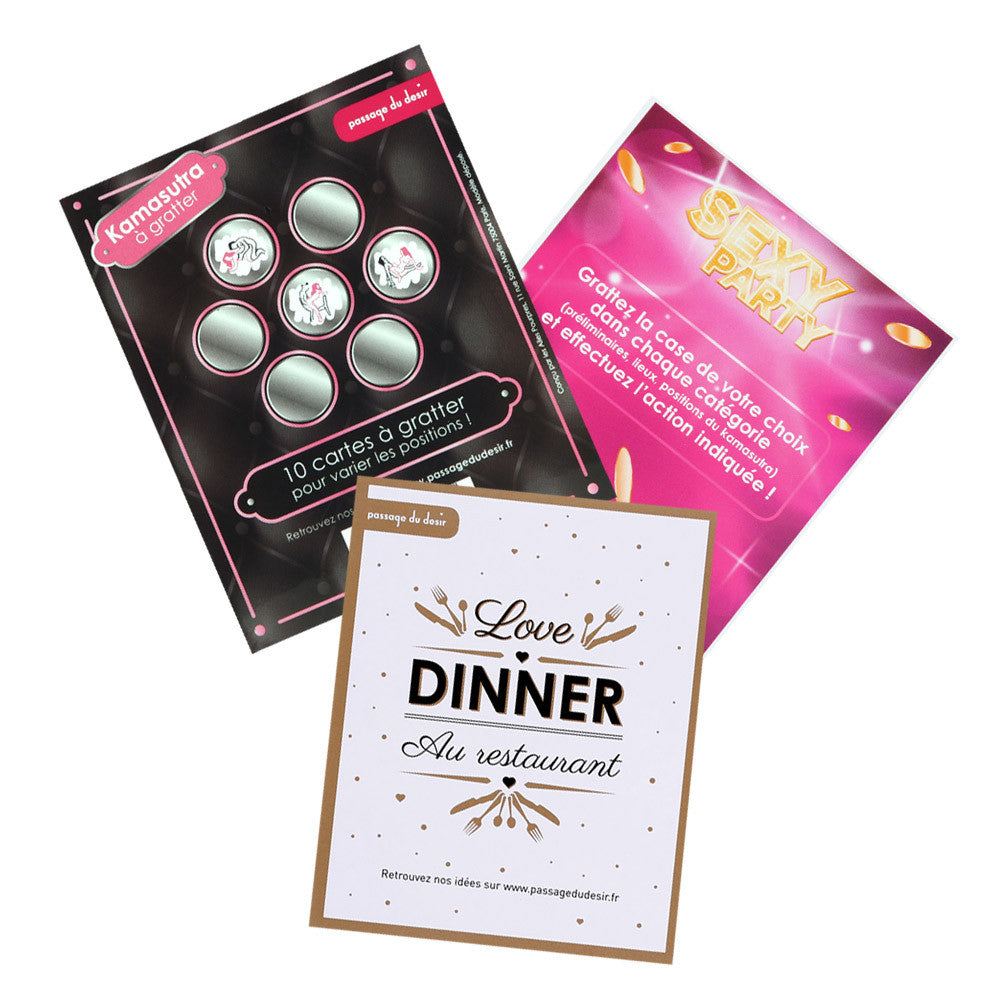 Mix de Jeux de grattage coquins - Mix of naughty scratch games