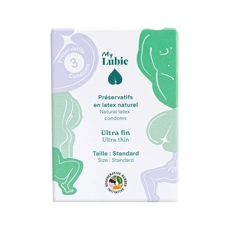 3 ultra-thin standard condoms My Lubie 
