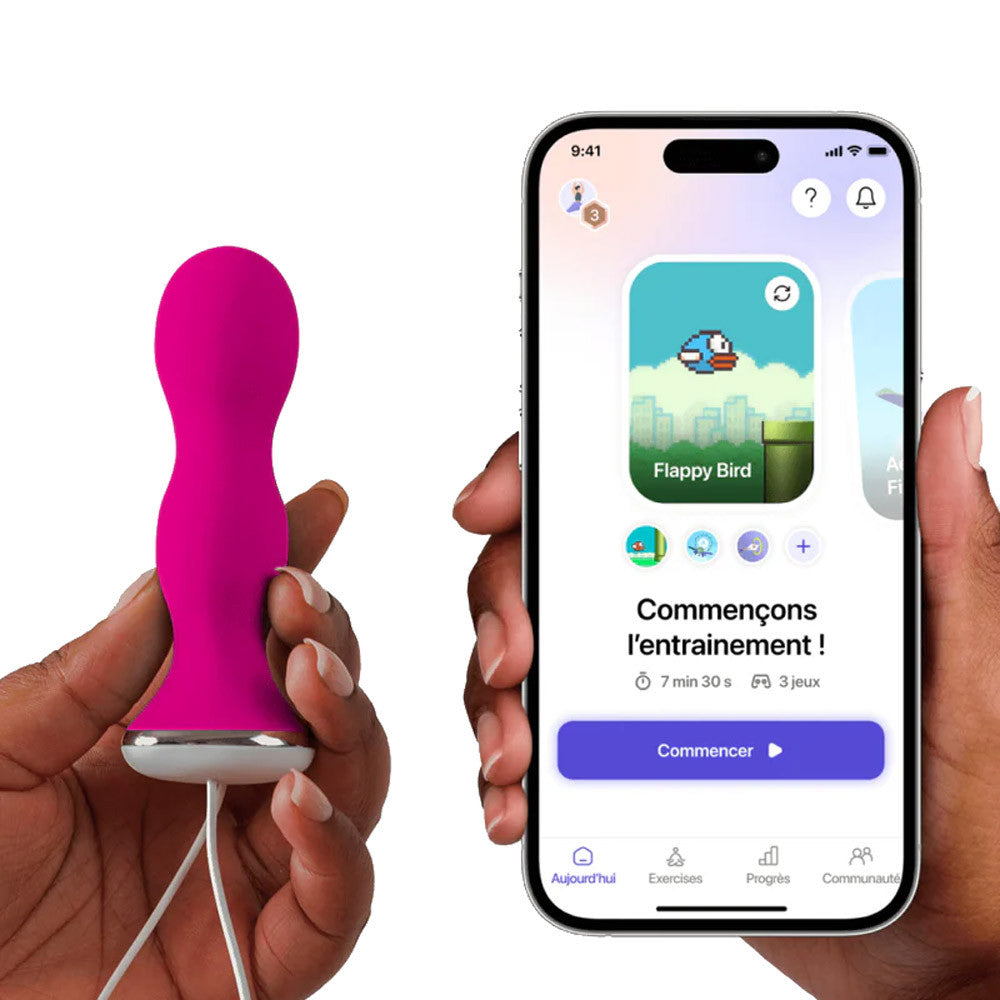 Perifit Connected perineal probe care - Pink