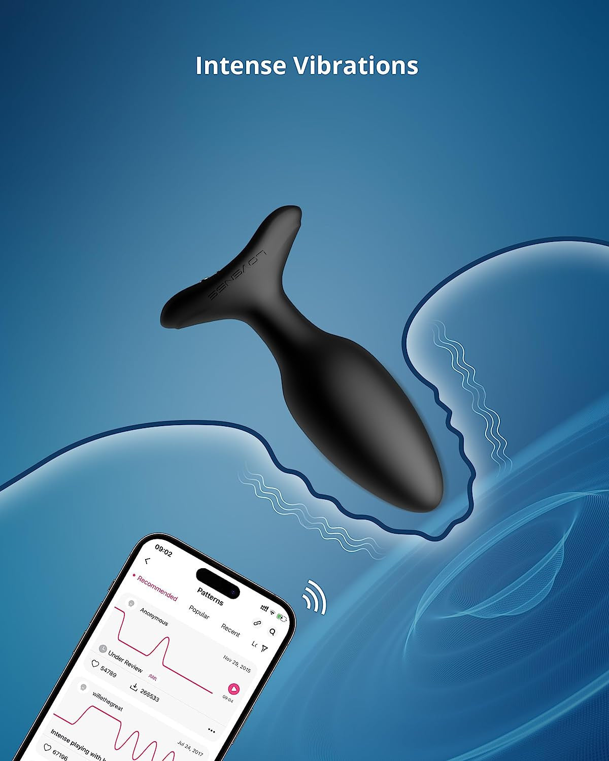 Vibrating plug Hush 2