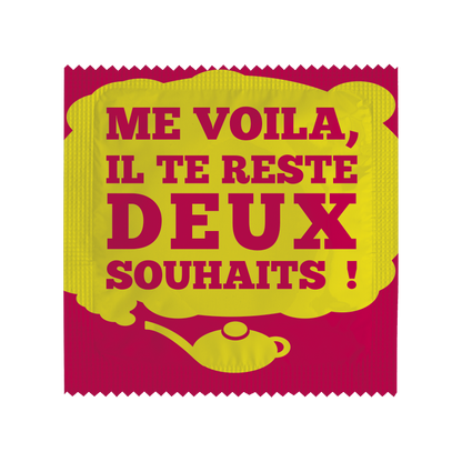 Humorous condoms per unit - 2 wishes