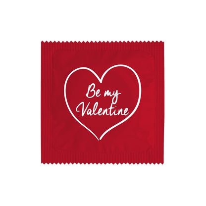 Préservatifs humoristiques - Be my Valentine