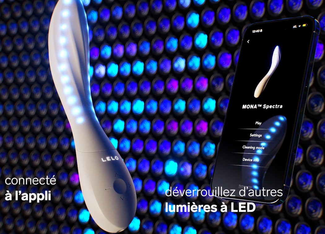 Vibrator met esthetische Led's Mona Spectra Lelo