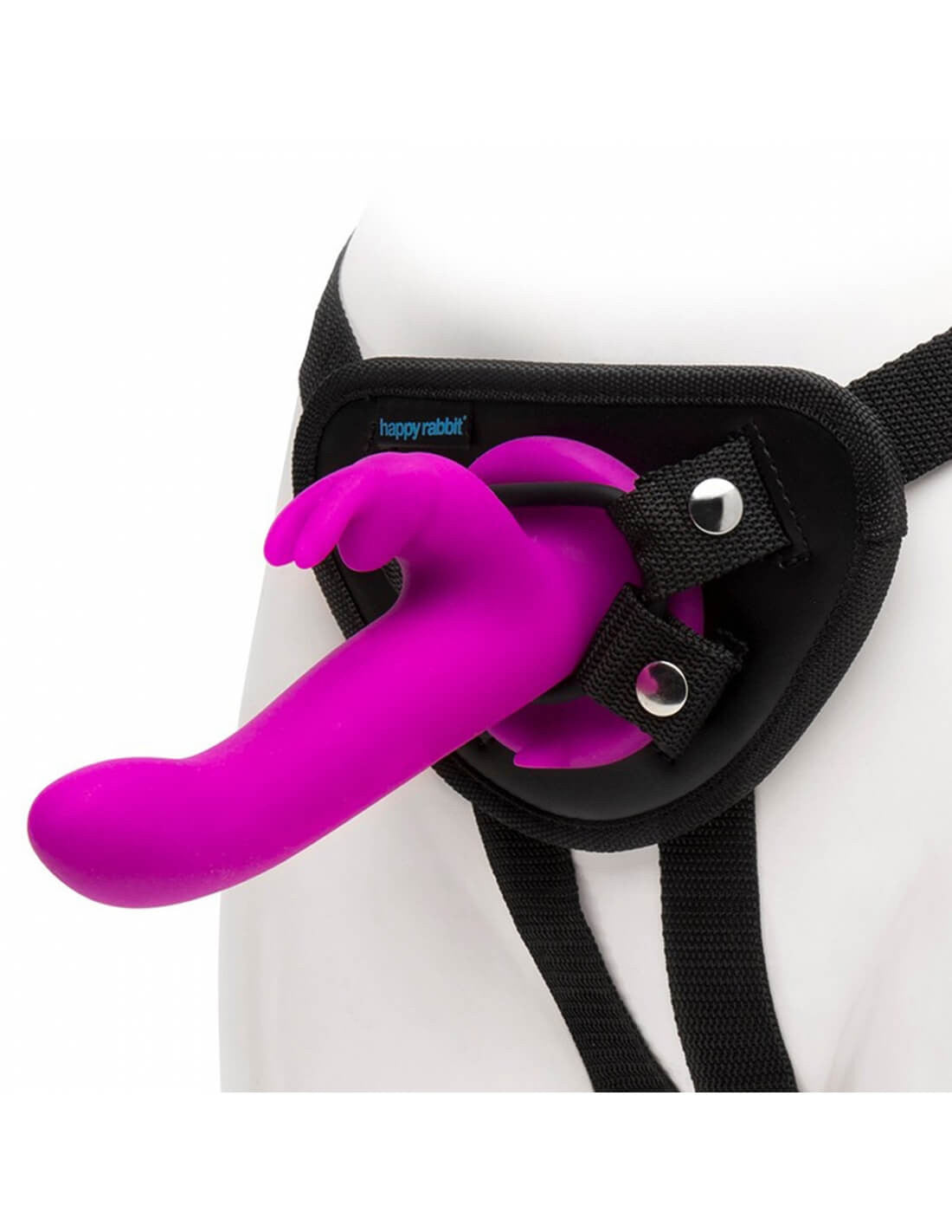 Rabbit Vibrating belt Strap-on Happy Rabbit
