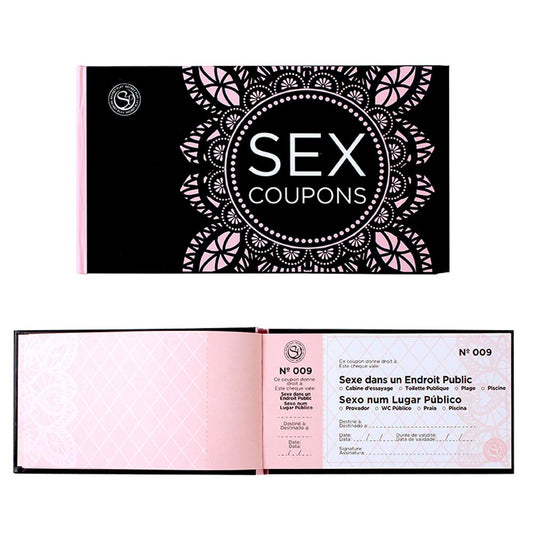 Sex Coupons freches Scheckheft