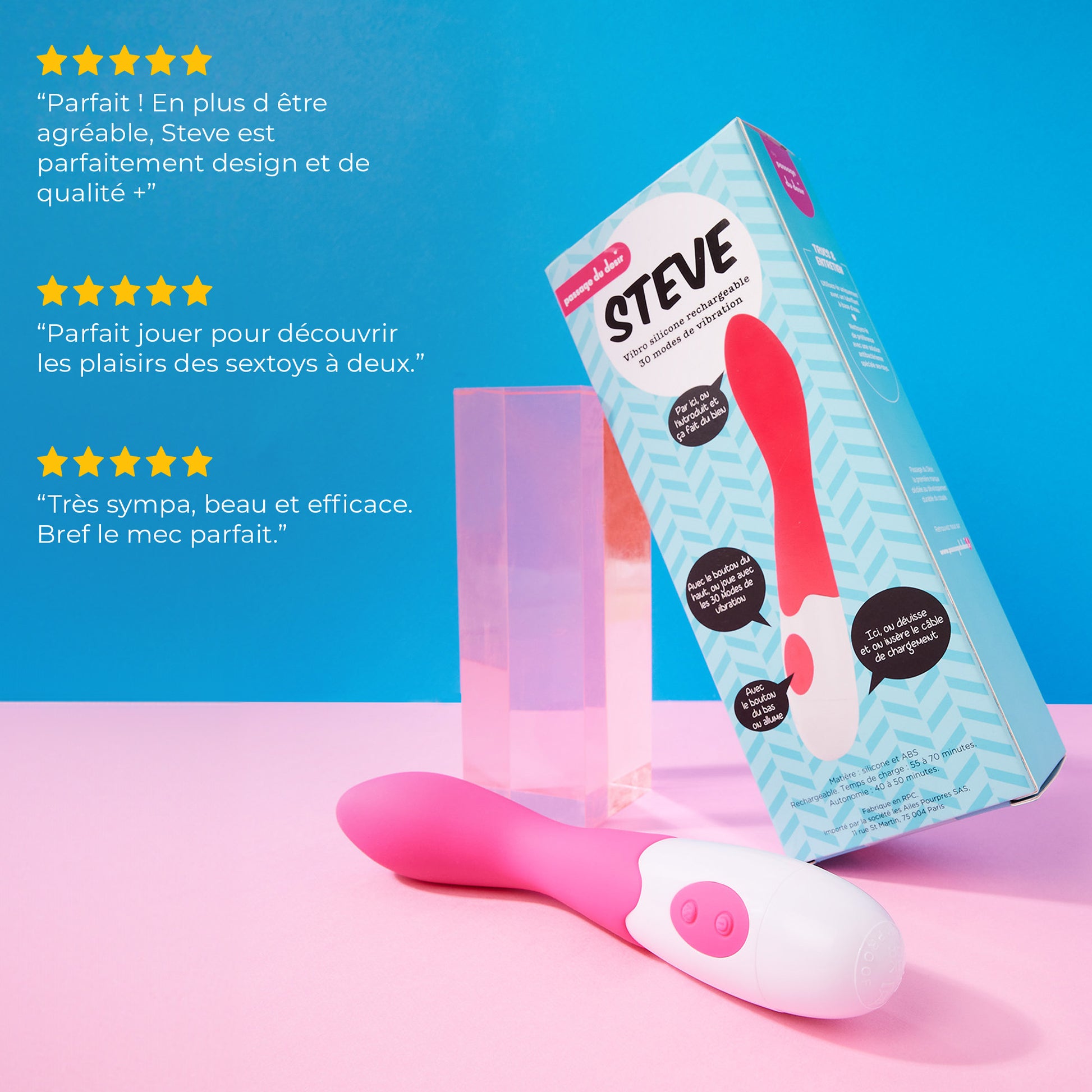 Steve Vibro Silicone Fabulous Toys
