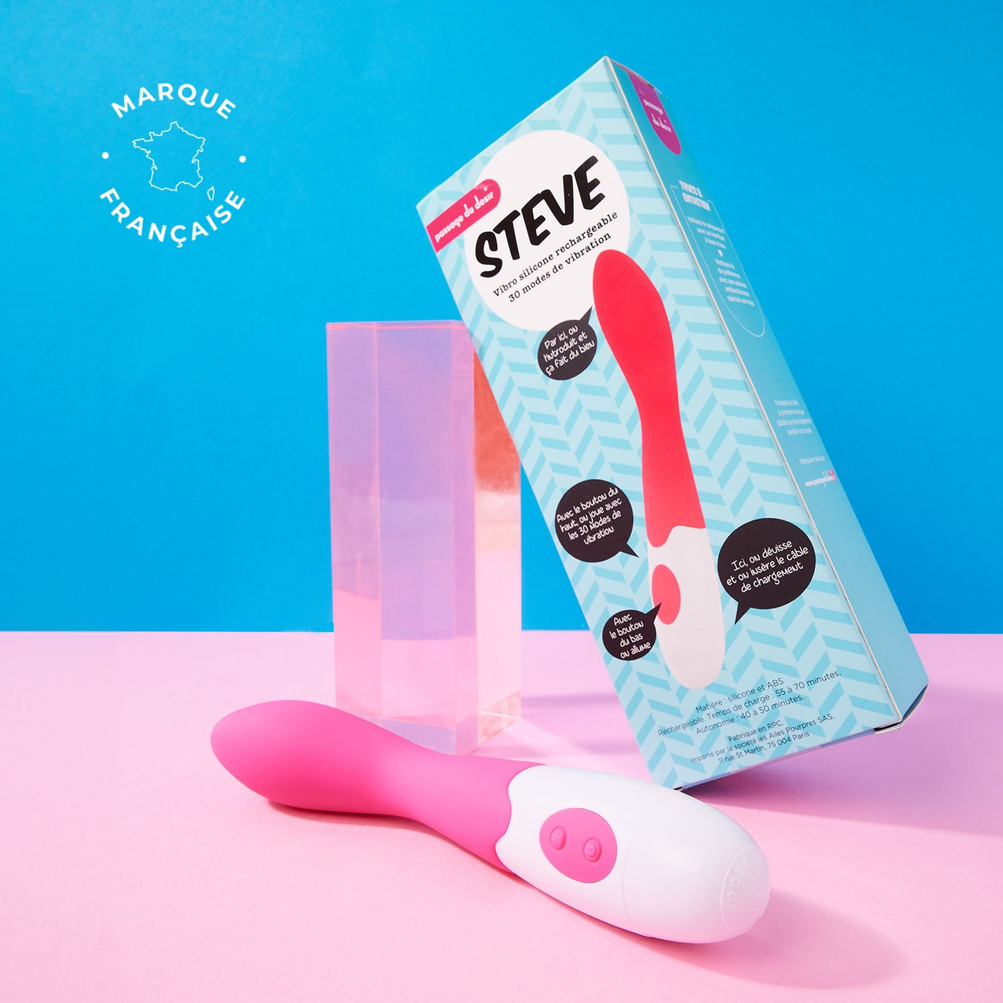 Steve Vibro Silicone Fabulous Toys - Steve silicone vibrator WonderToys