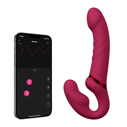 Connected vibrant strap-on Lovense Lapis