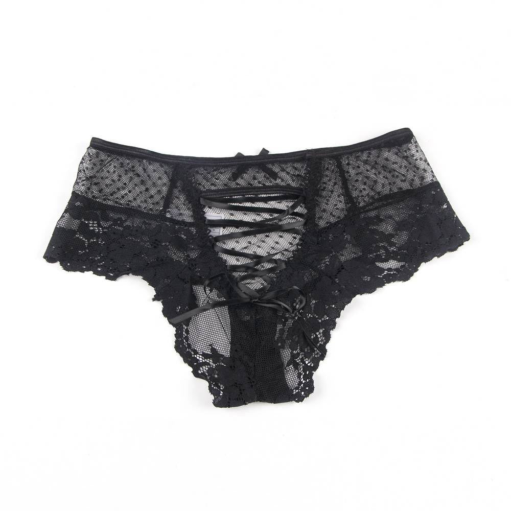 High-waisted Jazzy OhYeah thong  - Black