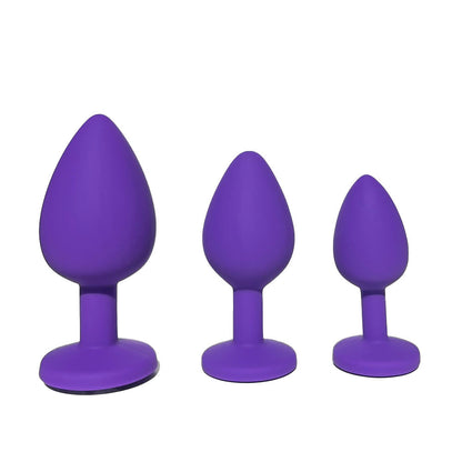 Trio de plugs silicone