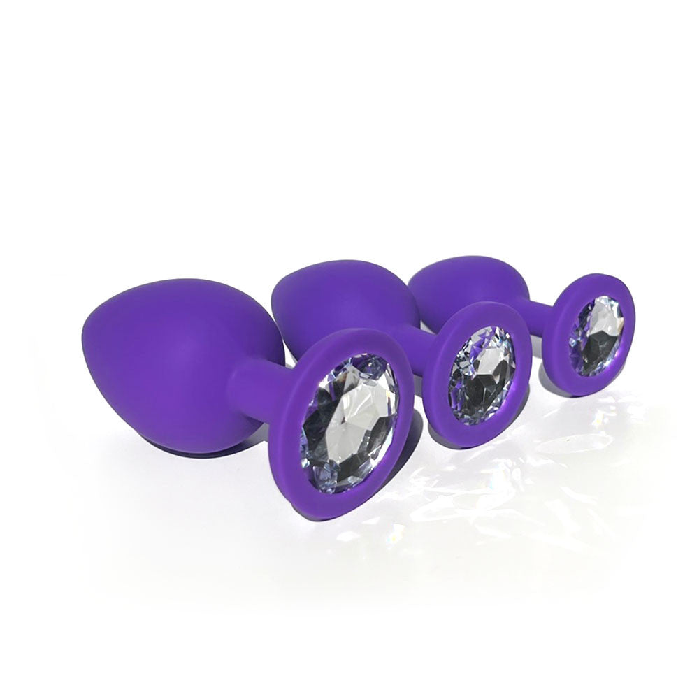 Trio de plugs silicone