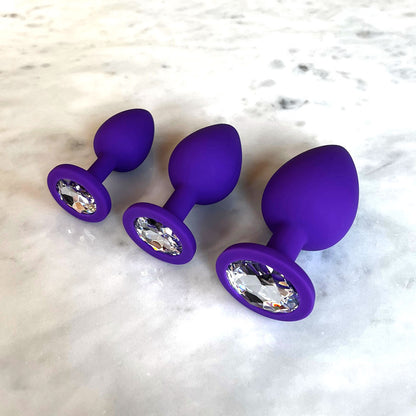 Trio de plugs silicone