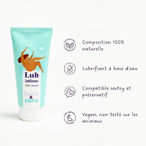 Lubrifiant 100% naturel Love&Care - 50 ml