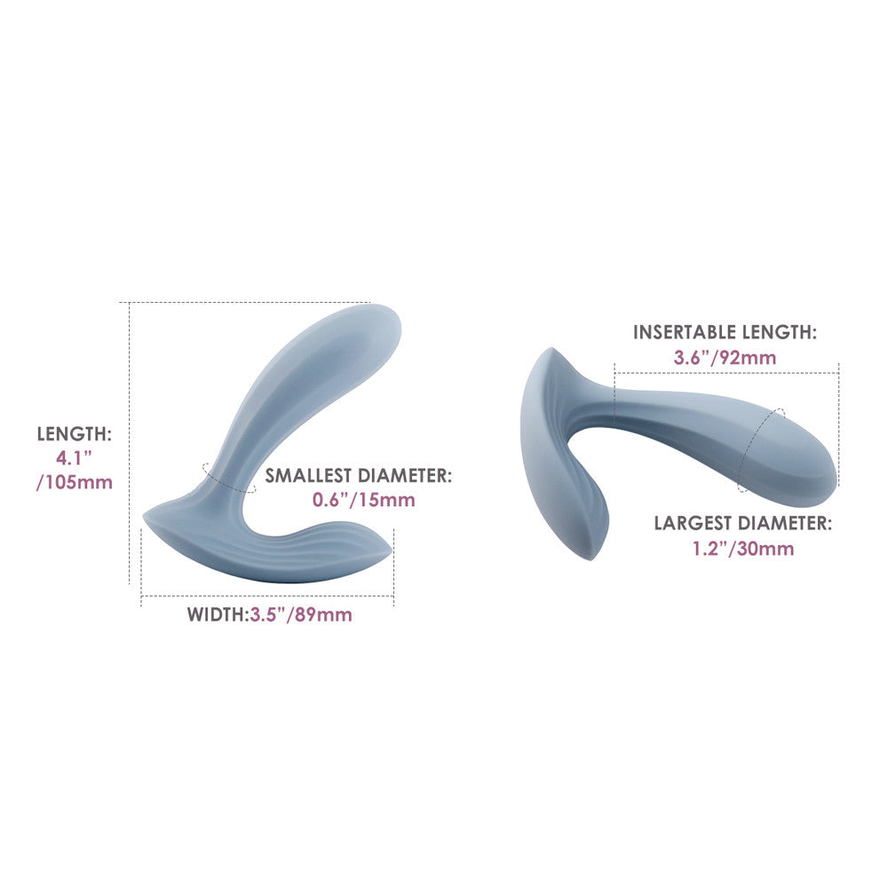 Multifunction vibro Erica - Blue