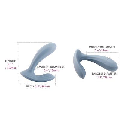 Multifunction vibro Erica - Blue