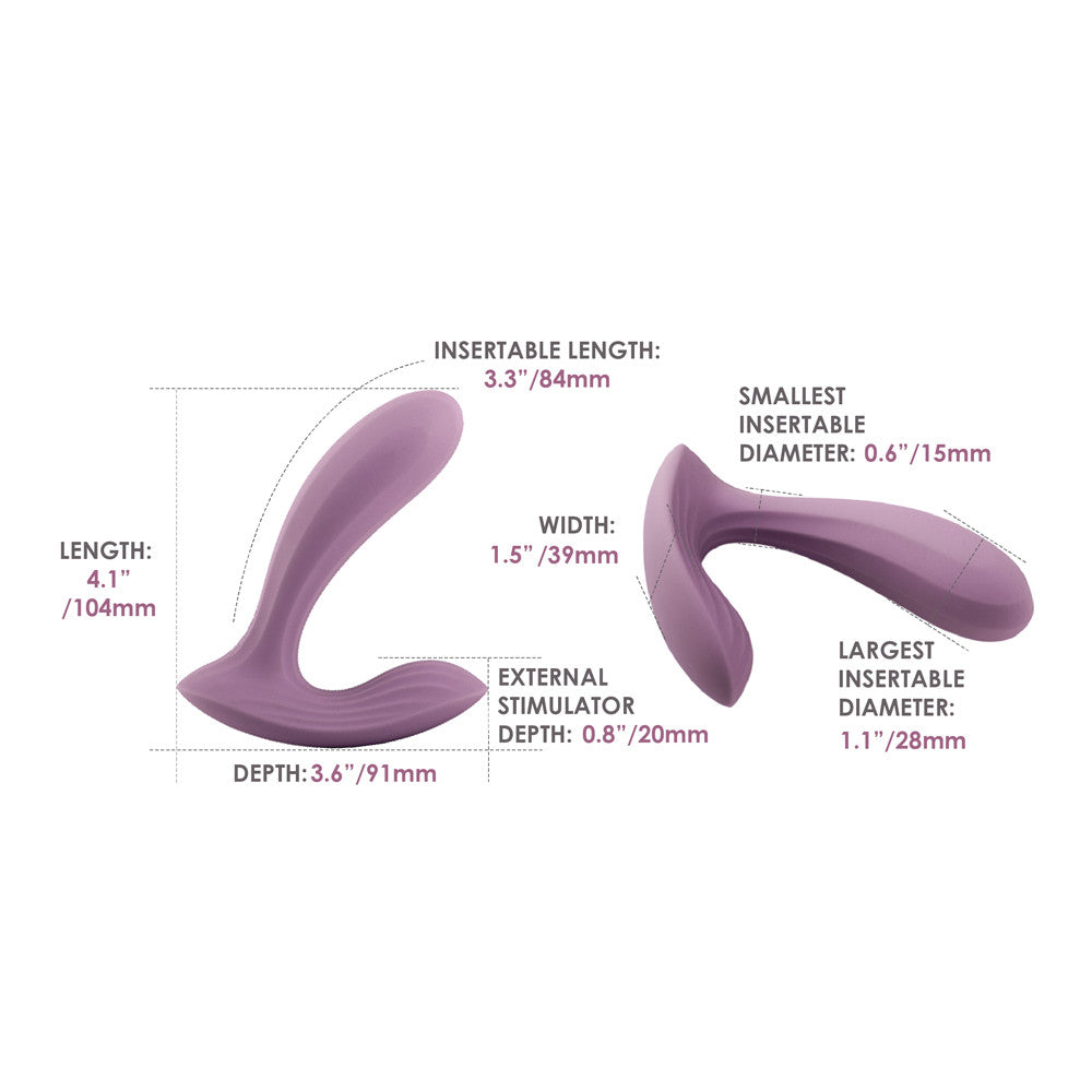 Multifunction vibro Erica - Pink