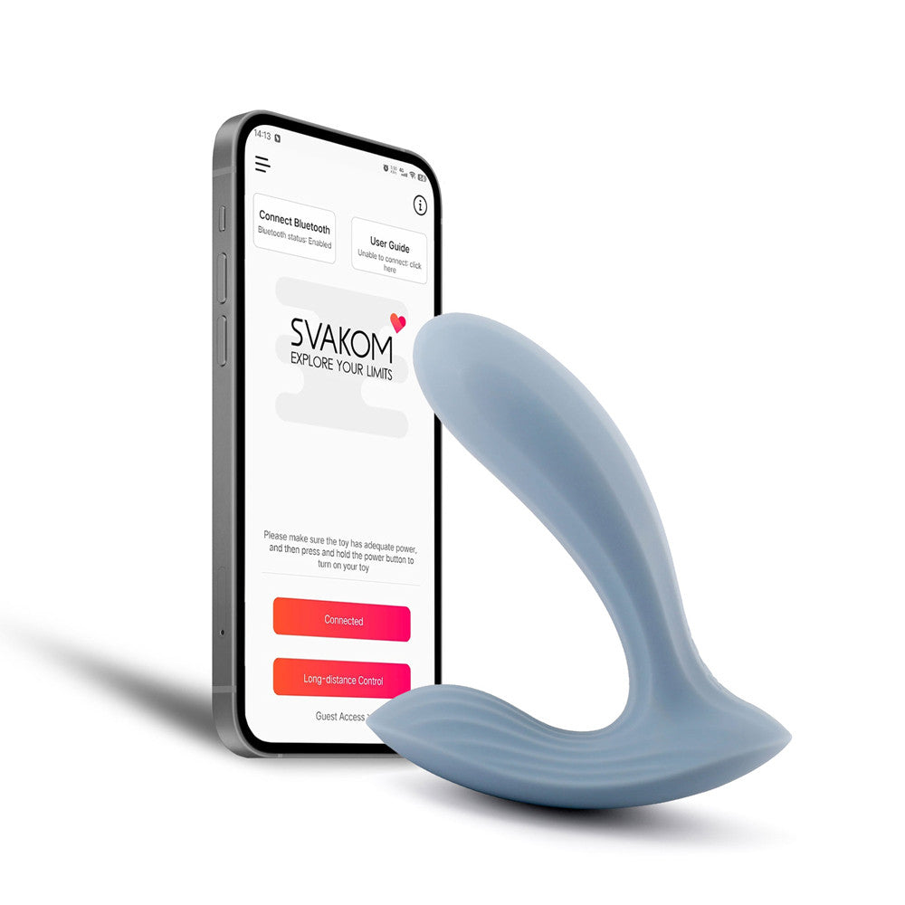 Multifunction vibro Erica - Blue