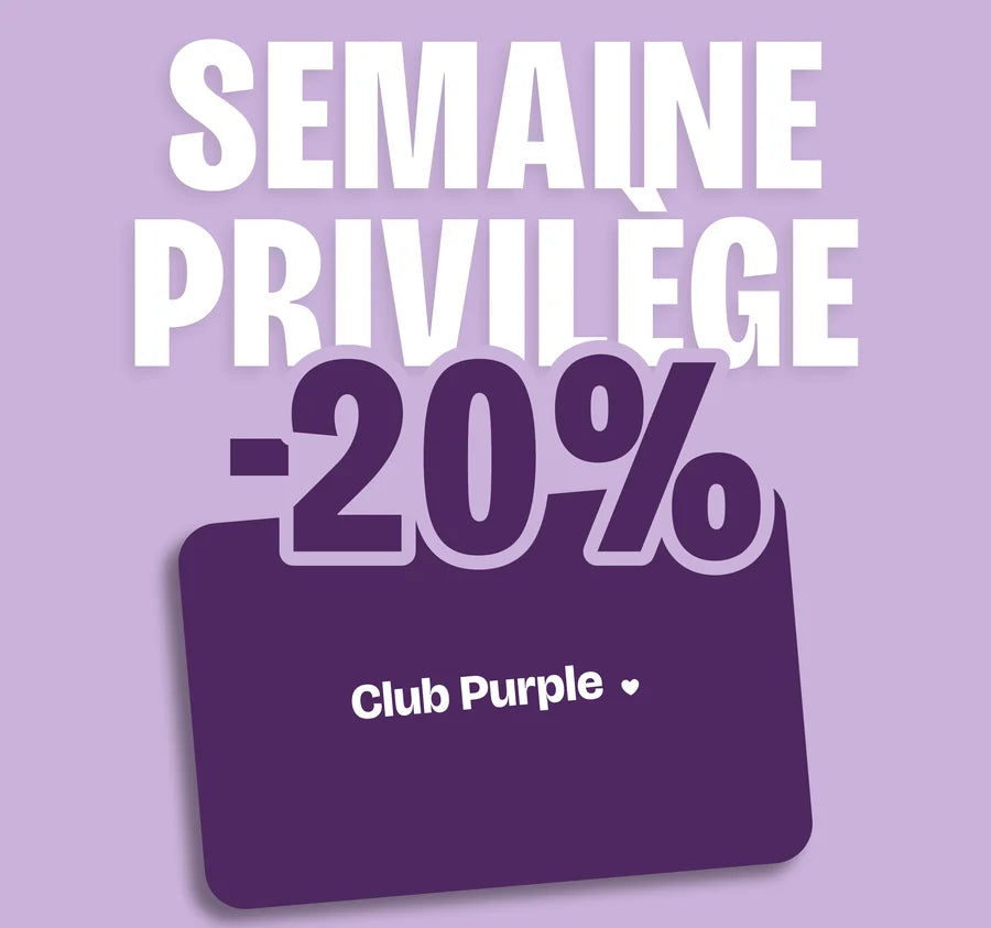 Vorteilswoche: -20 % für Mitglieder des Purple Clubs